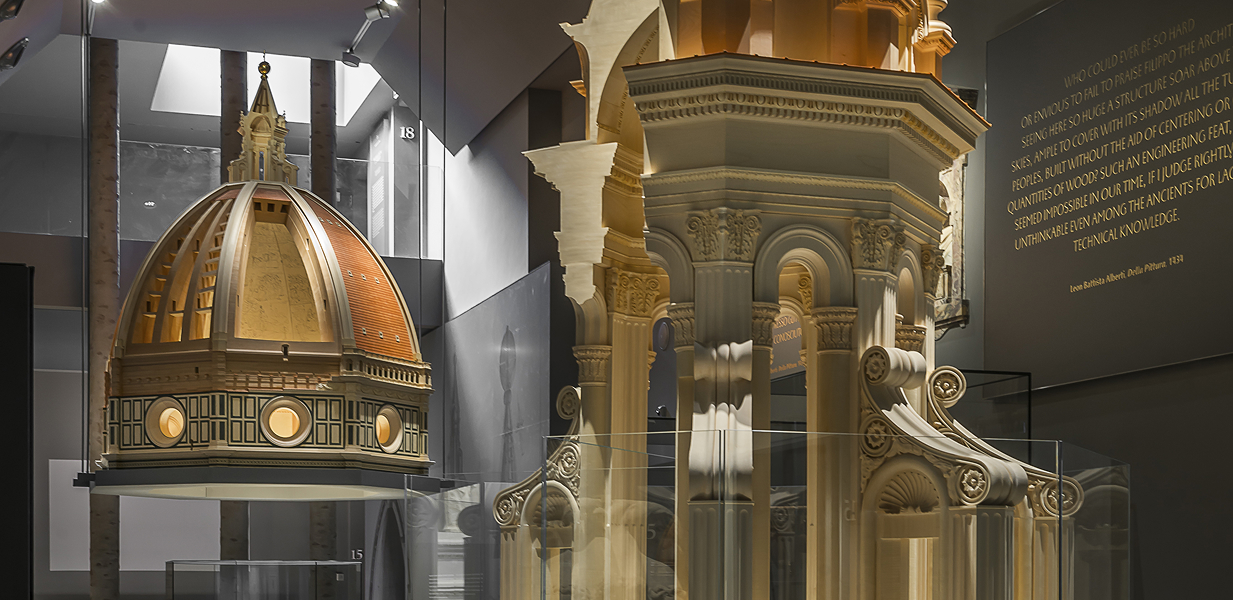 modello cupola e lanterna santa maria del fiore